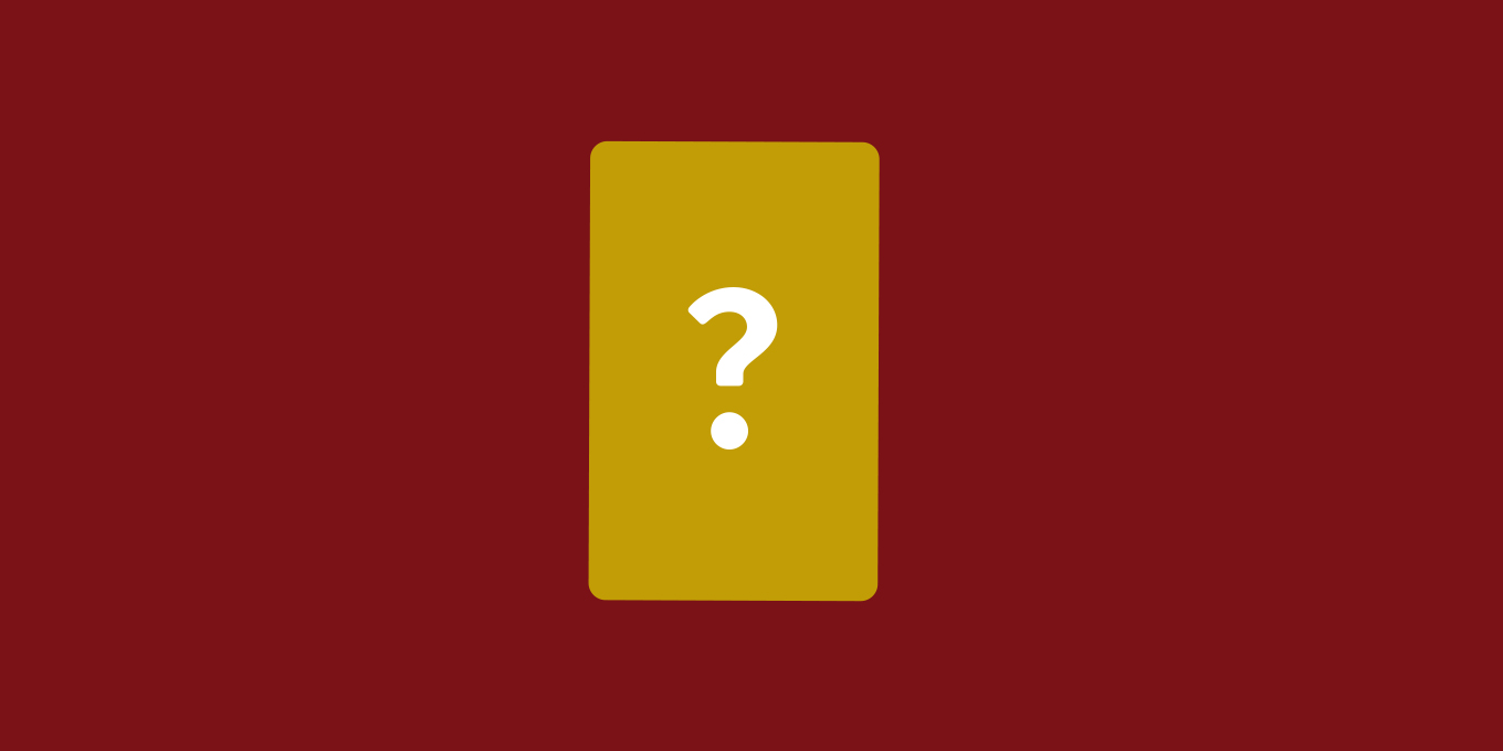 BringOtherCard Card with a Question Mark
